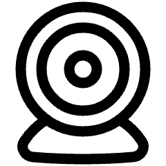 Webcam Icon from Plump Line Set