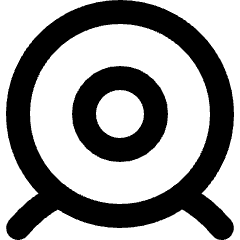 Webcam Icon from Micro Line Set