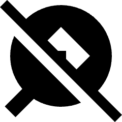 Webcam Off Icon from Sharp Solid Set