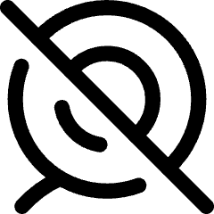 Webcam Off Icon from Core Line Set