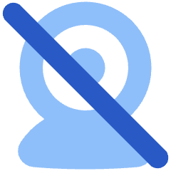 Webcam Off Icon from Plump Flat Set