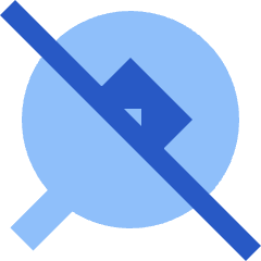 Webcam Off Icon from Sharp Flat Set
