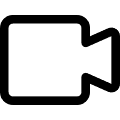 Webcam Video Icon from Core Line Set