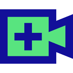 Webcam Video Call Add Plus Icon from Sharp Pop Set