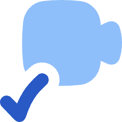 Webcam Video Call Check Icon from Flex Flat Set