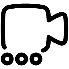 Webcam Video Call Connecting Icon from Plump Line Set