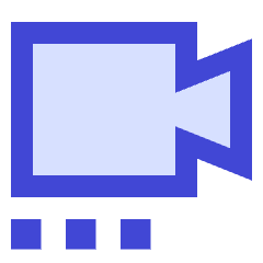 Webcam Video Call Connecting Icon from Sharp Duo Set