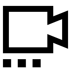 Webcam Video Call Connecting Icon from Sharp Line Set