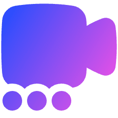 Webcam Video Call Connecting Icon from Plump Gradient Set