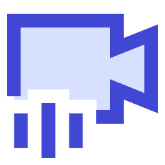 Webcam Video Call Voice Icon from Sharp Duo Set