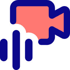 Webcam Video Call Voice Icon from Core Pop Set