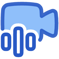 Webcam Video Call Voice Icon from Plump Duo Set