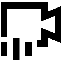 Webcam Video Call Voice Icon from Sharp Remix Set