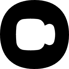 Webcam Video Circle Icon from Flex Solid Set