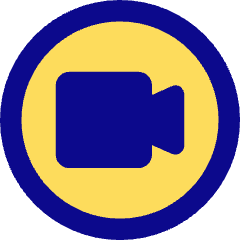 Webcam Video Circle Icon from Core Pop Set