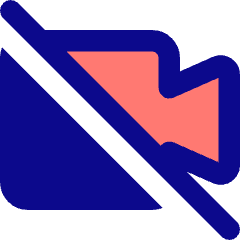 Webcam Video Off Icon from Core Pop Set