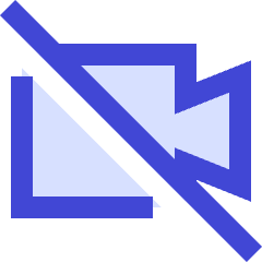 Webcam Video Off Icon from Sharp Duo Set