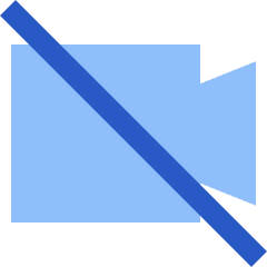 Webcam Video Off Icon from Sharp Flat Set