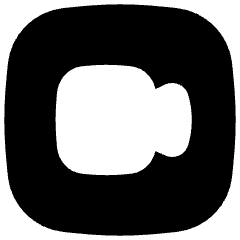 Webcam Video Square Icon from Flex Solid Set