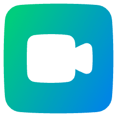 Webcam Video Square Icon from Plump Gradient Set
