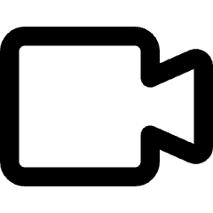 Webcam Video Icon from Core Remix Set