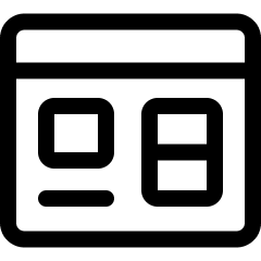 Browser Page Account Icon from Ultimate Regular Set