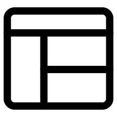 Browser Page Layout Icon from Ultimate Regular Set