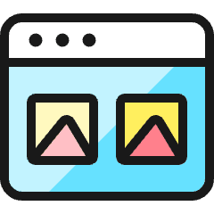 Browser Page Media Icon from Ultimate Colors Set