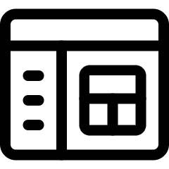 Browser Page Text 1 Icon from Ultimate Regular Set