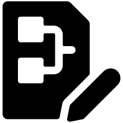 Code Write 1 Icon from Ultimate Bold Set