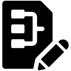 Code Write Icon from Ultimate Bold Set