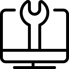 Coding Apps Website Fix Wrench Icon from Ultimate Light Set