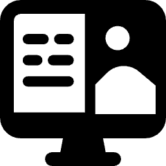 Coding Apps Website Monitor Image Icon from Ultimate Bold Set