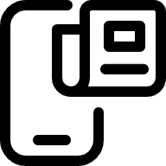 Coding Apps Website Smartphone Newspaper Icon from Ultimate Regular Set