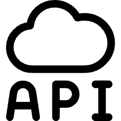 Coding Apps Website Web Dev Api Cloud Icon from Ultimate Regular Set