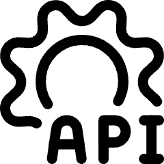 Coding Apps Website Web Dev Cog Api Icon from Ultimate Regular Set