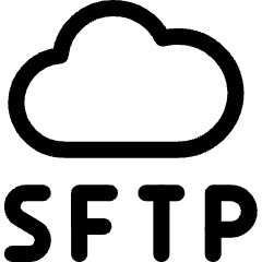 Coding Apps Website Web Dev Sftp Cloud Icon from Ultimate Regular Set