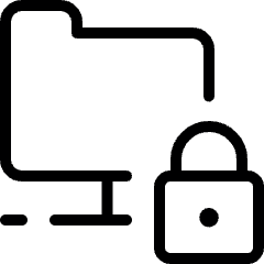 Coding Apps Website Web Dev Sftp Lock Icon from Ultimate Light Set