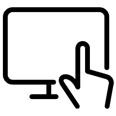 Monitor Touch Icon from Ultimate Light Set