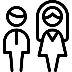 Wedding Bride Groom Icon from Ultimate Light Set