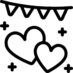 Wedding Celebration Icon from Ultimate Light Set