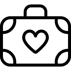 Wedding Luggage Icon from Ultimate Light Set