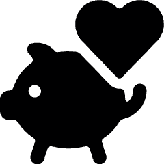 Wedding Money Piggy Icon from Ultimate Bold Set