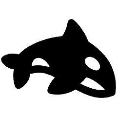 Orca Whale Icon from Ultimate Bold Set