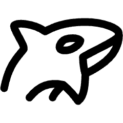 Orca Whale Head Icon from Ultimate Regular Set