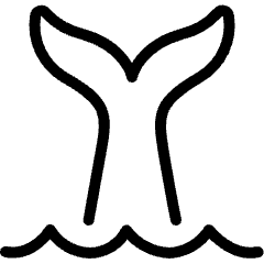 Whale Tail Icon from Ultimate Light Set