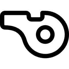 Whistle 1 Icon from Ultimate Regular Set