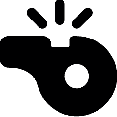 Whistle 2 Icon from Ultimate Bold Set