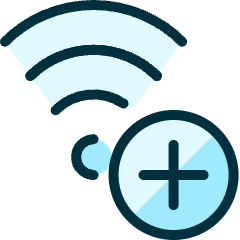 Wifi Add Icon from Ultimate Duotone Set