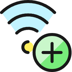 Wifi Add Icon from Ultimate Colors Set